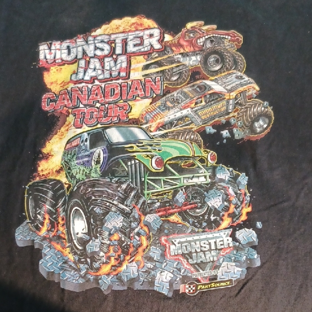 MONSTER Jam  Short Sleeve Monster Truck Tee